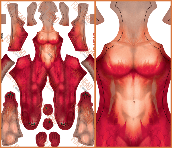 Dragon RED Pattern