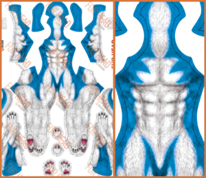 Lupin BLUE Pattern